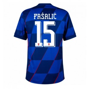 Fotbalové Dres Chorvatsko Mario Pasalic #15 Venkovní Oblečení ME 2024 Krátký Rukáv